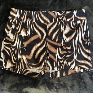Women's Animal Print Slip-on Shorts